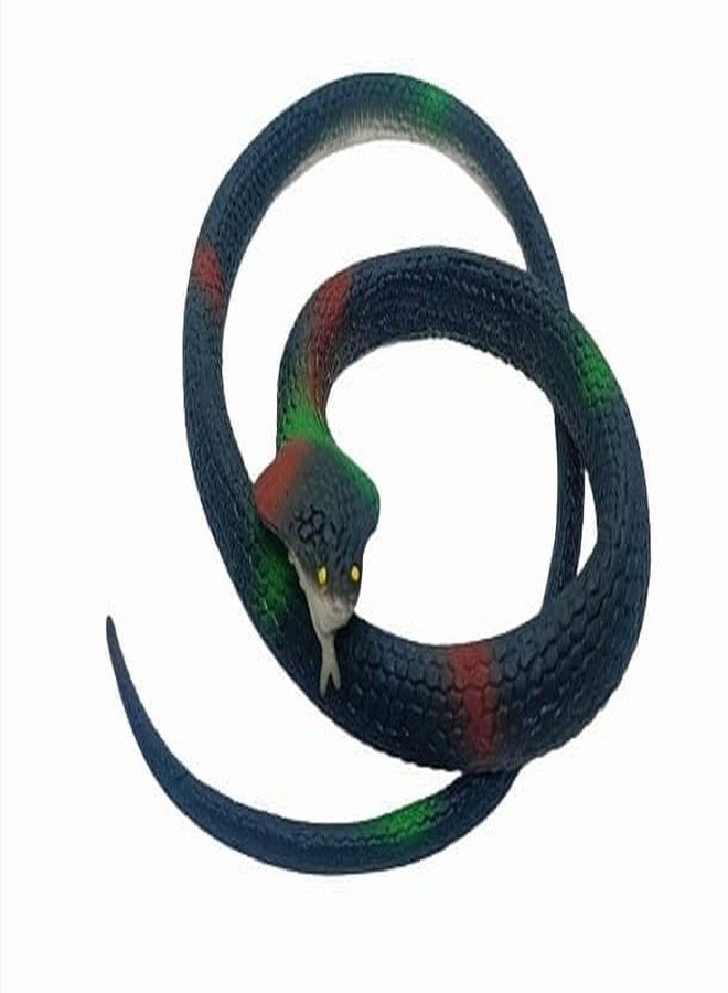 FULLFILLS FULFILLS Realistic Rubber Black Snake for Practical Joke Pack of 2 PCS - Image 2